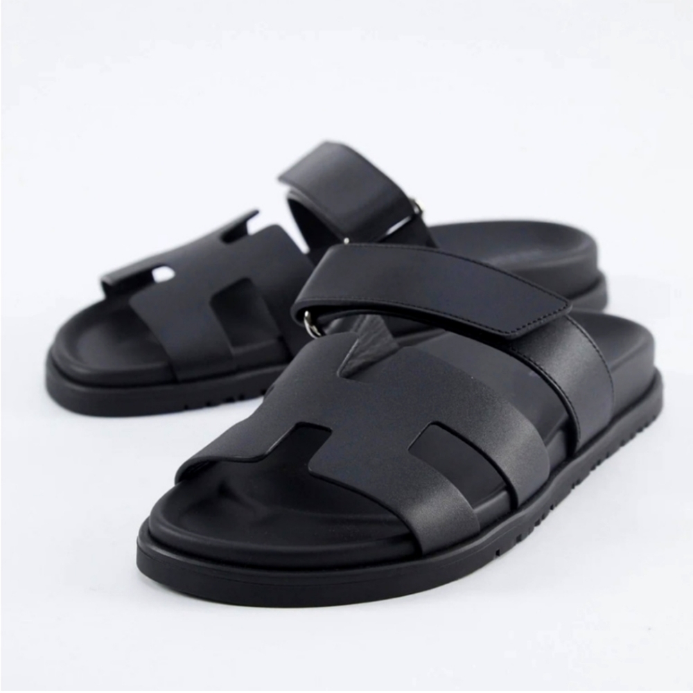 New! Hermes Chypre sandals size 39